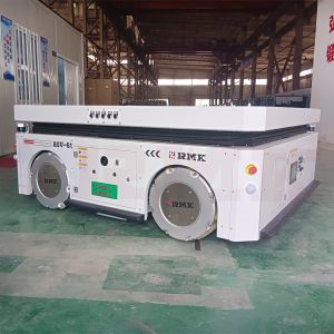 Buy cheap Hybrid Navigation AGV Automated Handling Cart Omnidirectional Mobile Transfer Cart from wholesalers