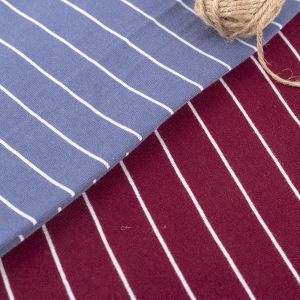 Buy cheap Breathable And Natural Comfortable Striped Knit Fabric For Casual Wear from wholesalers
