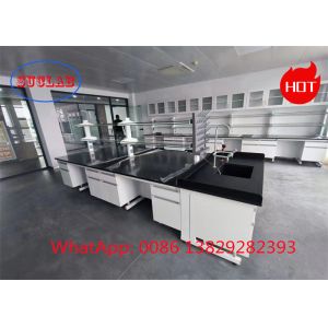 Chemical Resistance Laminate Laboratory Workbench Manufacturer with C Frame