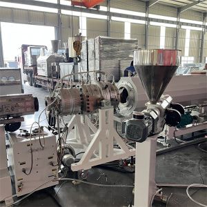 SJ60/38 Plastic Pipe Machine Single Screw HDPE Pipe Manufacturing Plant