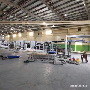 High Precision 5 Layer Corrugated Cardboard Equipment with Uniform Speed Cutting
