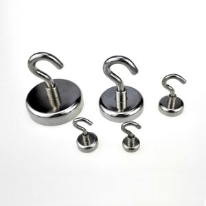Multi Purpose Coating Extra Strong Magnetic Hooks Neodymium Magnets Hook
