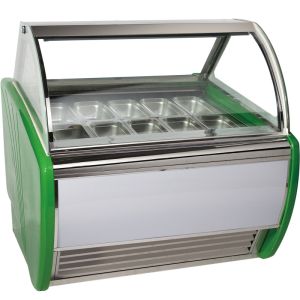 Buy cheap 10 Containers Ice Cream Showcase Freezer With Danfoss Under Bottom product