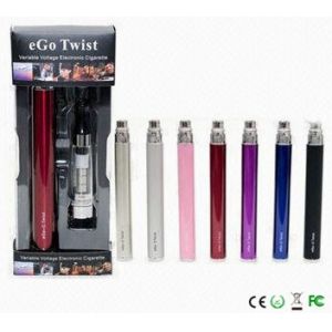 Bilstar Cigarette EGO Twist with Blister Pack CE4/CE4 V3 Clearomizer and EGO C