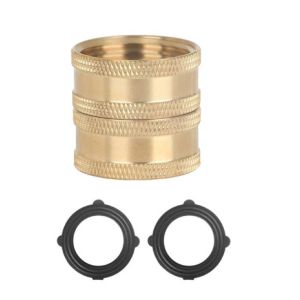 Buy cheap 3/4 Inch Garden Water Hose Double Female Swivel Brass Adapter GHT Thread Connector Fitting from wholesalers