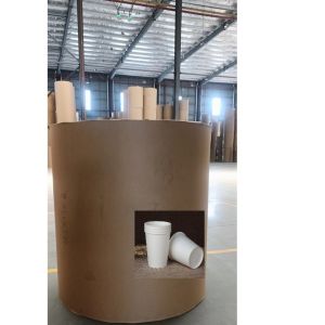 Buy cheap Customized Weight Virgin Wood Pulp Paper Roll PE Coating for Coffee Cups for School Lunch from wholesalers