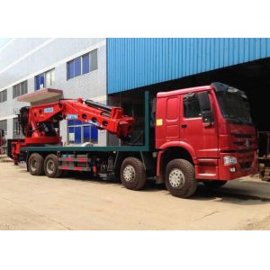 Buy cheap Hydraulic Truck Mounted Crane 25 Tons XCMG , Hydraulic Knuckle Boom Crane from wholesalers