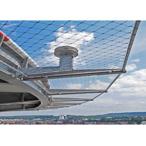 Buy cheap Suspended Anti Fall Stainless Steel Architectural Mesh 60 Degree Angle from wholesalers