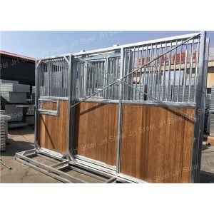 Buy cheap galvanized portable horse stable front 3.0mx3.0m large horse stall from wholesalers