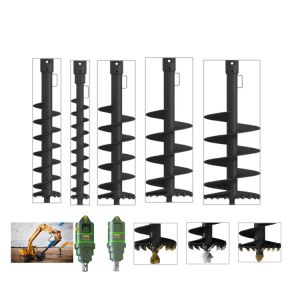 Earth Soil Drill Hydraulic Earth Auger Powermate Machine CE ISO
