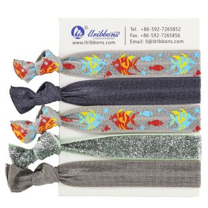 Buy cheap Bulk Personalized Sea Animal Pattern 16mm Elastic Free Hair Ties from wholesalers
