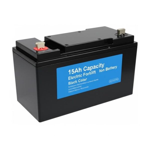 Buy cheap 15Ah Capacity Electric Forklift Lithium Ion Battery Black Color and Durable Design for Heavy-duty Applications from wholesalers