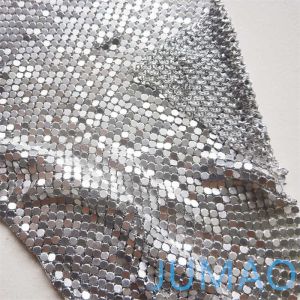 Buy cheap Aluminum Metal Sequin Curtains For Architecture Metallic Silver from wholesalers