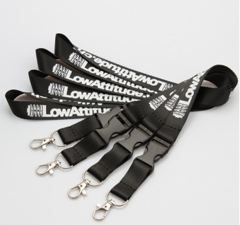 Quality Cute 1.5cm width metal hook event staff lanyards for Exhibition for sale