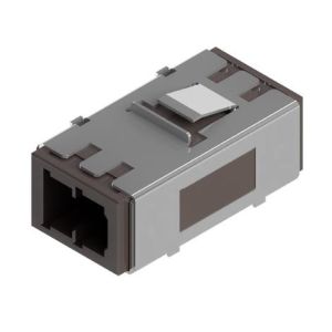 MU Fiber Optic Adapter , Small Form Factor Connector Push Pull Style