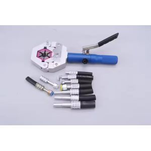 Buy cheap AC Hose Crimper Tool Kit Manual Air Conditioning Pipe Press Hose Crimping Tool Portable Crimping 5/16"-5/8" For AC Line from wholesalers