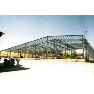 Buy cheap Customized Perfab Industrial Steel Workshop With Q345 Column And Beam , Q235 Purlin And Girt from wholesalers