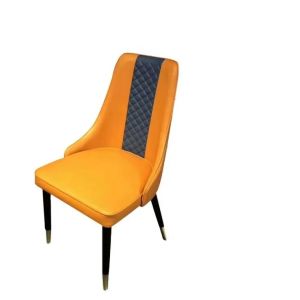 PU Leather Ivory Upholstered Dining Chairs ODM Upholstered Dining Room Chairs