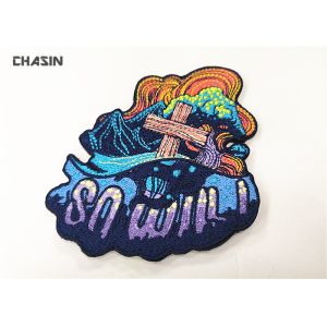 Buy cheap Embroidered Emblems Velcro Patches For Apparel , Uniform , Cap from wholesalers