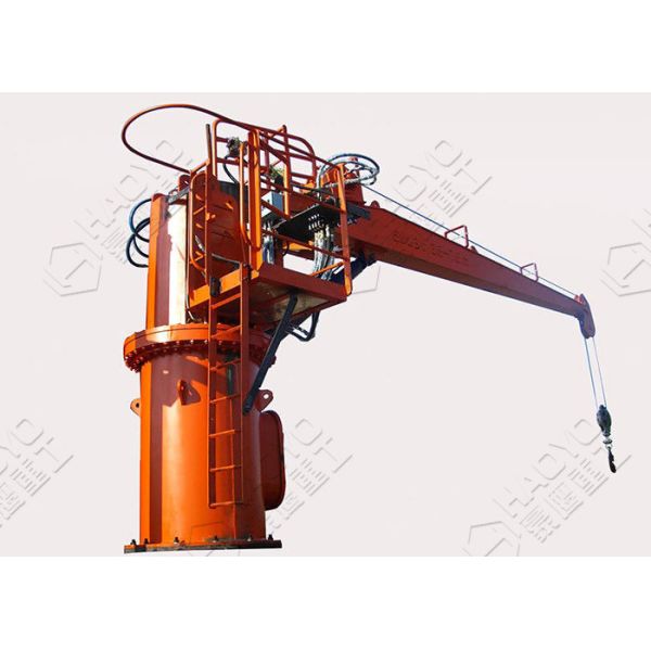 Quality Fixed Cargo Ship Pedestal Davits Cranes Marine Ship Deck Crane for sale