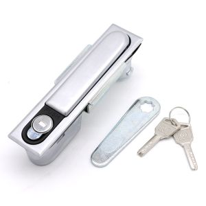 Electric Panels Paddle Latch Lock Aluminium Alloy , Machinery Covers Swing