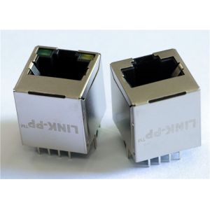 Buy cheap Cross RV1-1000AD1F Vertical RJ45 Jack 1x1 Port Magnetic 10/100Base-T from wholesalers