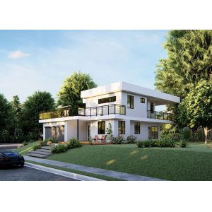 Easy Installation Light Steel Structure Ready-Made Home With 2PAC Cabins And