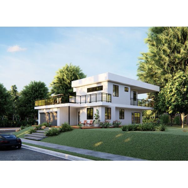 Easy Installation Light Steel Structure Ready-Made Home With 2PAC Cabins And