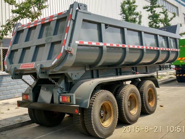 Buy cheap Multi Sized Load Trail Dump Utility Trailer For Base Rock Topsoil Asphalt , Truck Dump Trailers from wholesalers