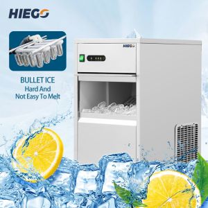 50kg Kitchen Ice Machine Commercial Portable Pellet Ice Machine R134a