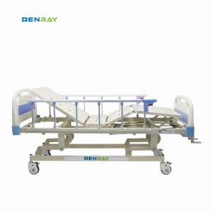 Buy cheap 3 Function Manual Crank Medical Hospital Bed With Pp Guardrails from wholesalers