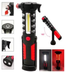 Functional Rechargeable Cob Waterproof Portable LED Work Light With Emergency