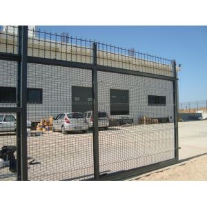Buy cheap Green Color PVC Coated Welded Wire Mesh Panels/PVC Coated Prison 358 Security Fencing export to malaysia , from wholesalers