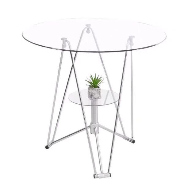 Buy cheap Glass Top Center Coffee Table , Marble Desktop Modern Center Table For Living Room from wholesalers