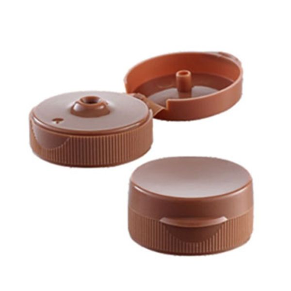 28400 Plastic Cap Ribbed Flip Top Cap for Honey Bottle
