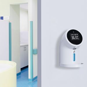 Buy cheap Fever Detector Mini IR Thermometer With Sanitizer Spray Gel Dispenser from wholesalers