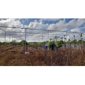 Temperature Controlled Rectangle Light controlled Greenhouse with Shading System