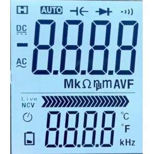 Buy cheap Customized LCD Meter Display Transmissive HTN Segment LCD Display from wholesalers