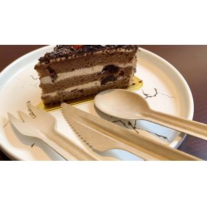 Buy cheap Compostable Disposable Bagasse Serving Spoons Cutlery from wholesalers