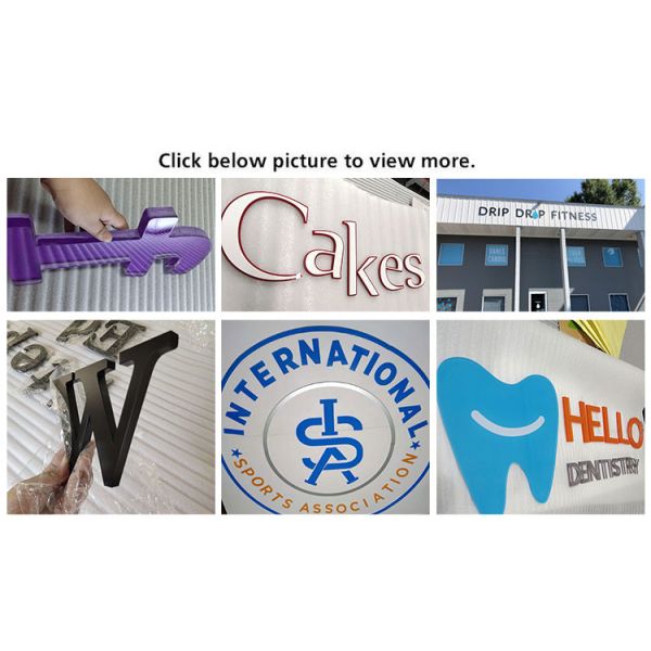 Custom Outdoor Indoor Storefront Reception 3D Black Acrylic Letters Wall Mount Office Metal Letter Signage Illuminated Logo Sign