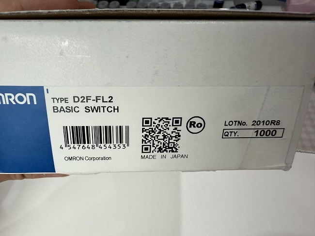 Buy cheap Omron D2F-FL2 1A Basic Micro Switch Low Operating Force 0.74 N Hinge Roller Lever PCB Terminals from wholesalers