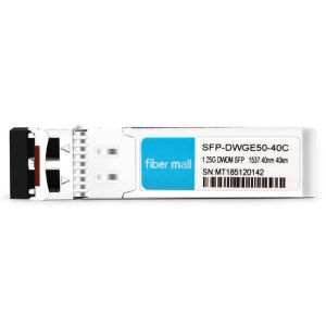 Juniper SFP-1G-DW50 Compatible 1.25G DWDM SFP C50 100GHz 1537.40nm 40km LC SMF