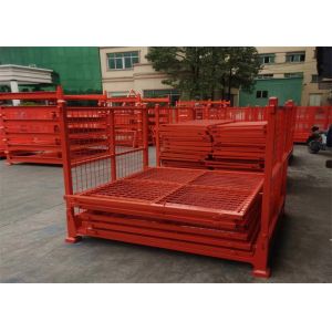 Buy cheap Metal Customized Fabric Roll Foldable Stackable Warehouse Racks from wholesalers