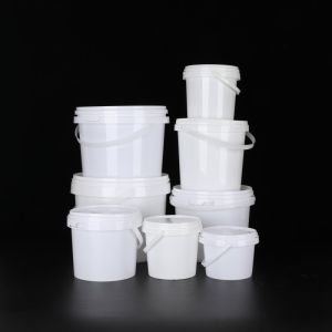 Buy cheap White Food Grade Bucket / Food Grade Pail with Handle 1L-5L Capacity BPA Free Temperature Safe from wholesalers