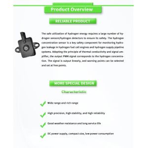 UBHL-PY Fuel Vehicle Sensor PWM Output IP67 Protection Level And 10s Recovery