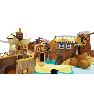 Buy cheap Pirate Ship Indoor Playground for Kids Ages 3-12 from wholesalers