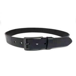 Buy cheap Embossed Alloy Pin Buckle 3.5cm Men Cow Leather Belt from wholesalers