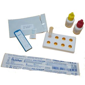Buy cheap One Step high accuracy  Strep A Rapid Diagnostic test , quick and easily operation, Swab specimen,gold collidal method from wholesalers