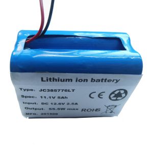 Buy cheap 1000 Times Cycle 11.1V 5Ah Lithium Polymer Battery Pack from wholesalers