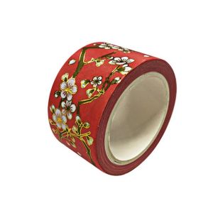 Gift Box Package Custom Decorative Gold Foil Washi Paper Tape for christmas
